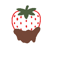 Strawberry Raok Sticker by RAOKBOUTIQUE