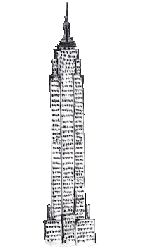 Empire State Building Nyc Sticker by Waltermedia