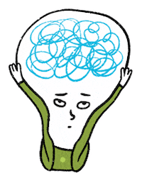 Brain Working Sticker