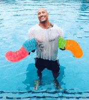 the rock lol gif GIF by Trolli