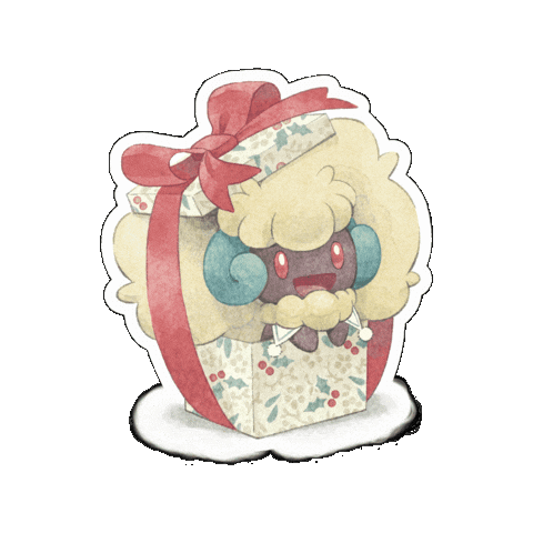 Happy Christmas Sticker by Pokémon
