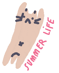 Lying Summer Time Sticker by Sara Maese