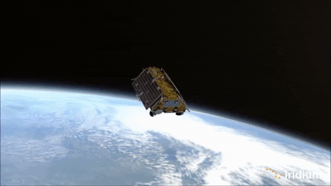 Iridiumcomm giphyupload iridium constellation iridium satellite satellite deploy GIF