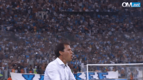 celebration coach GIF by Olympique de Marseille