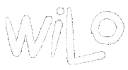 wilooo white letters wilo wilopinta Sticker