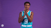 Basketball Applause GIF by Charlotte Hornets