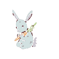 Dewclaw102 anime kawaii bunny rabbit Sticker