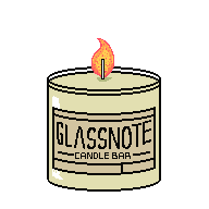 Pixel Fire Sticker by Milwaukee Candle Co.