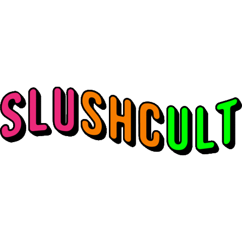 SLUSHCULT wave bounce cult wavy Sticker