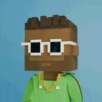 Meebits art 3d animated crypto GIF