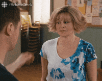 Awkward Schitts Creek GIF by CBC