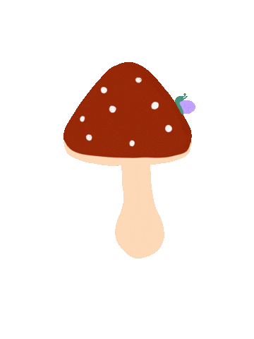 Mushroom Snail Sticker
