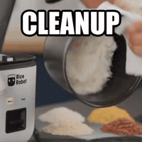 Wipe clean pot | Rice Robot