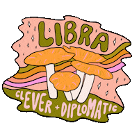 Zodiac Sign Rainbow Sticker by Doodle by Meg