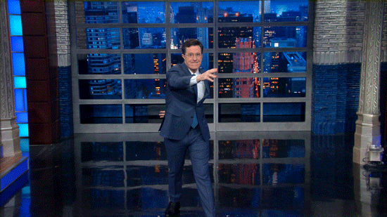 stephen colbert GIF by The Late Show With Stephen Colbert