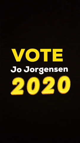 Jorgensen2020 trump vote election biden GIF