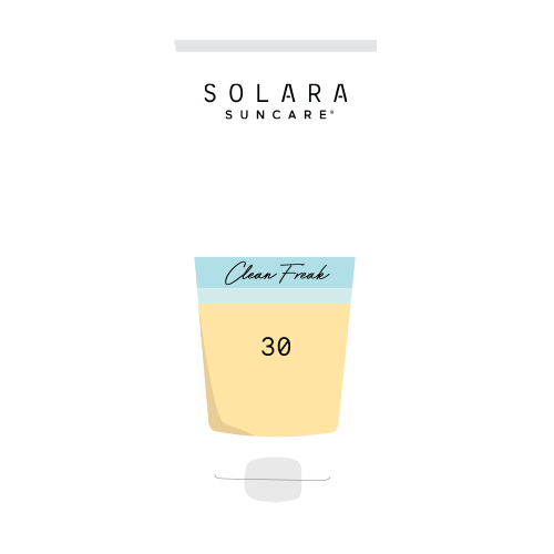 SolaraSuncare sunscreen spf solara clean freak Sticker