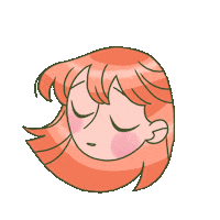Happy Girl Sticker by Hycopank