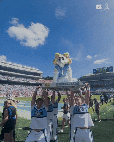 Lets Go Football GIF by UNC Tar Heels