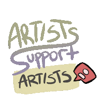 ploopydopsy artist shout out artists support artists ploopy Sticker