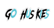 Huskies Sticker