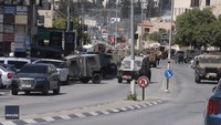 Stones Thrown at Israeli Military Vehicles During Bethlehem Raid Following Shooting