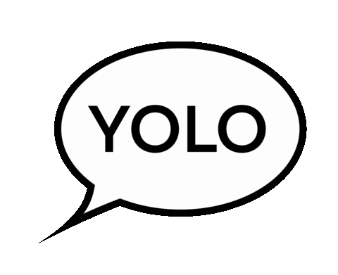 Text Yolo Sticker