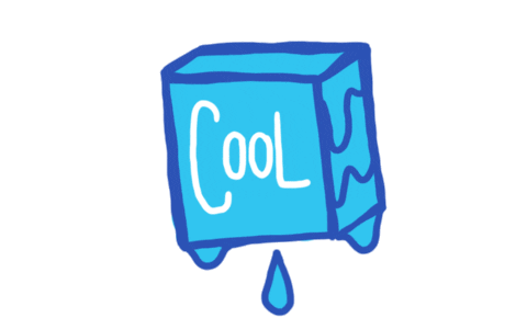 WunderDesing giphyupload cool blue mood Sticker