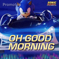 Morning Sega GIF by Sonic the Hedgehog