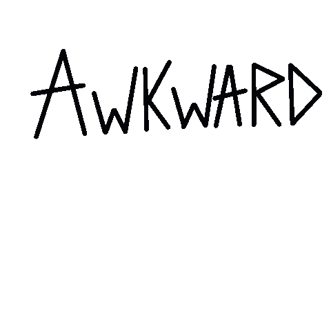 Awkward Sticker