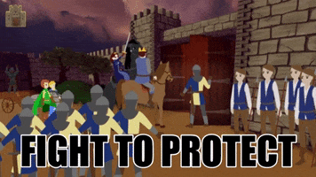 Fight To Protect GIF by Joy Everafter Stories