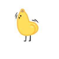 DrudlesDru dance yellow aesthetic fruit Sticker