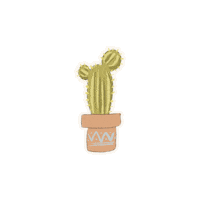 Cactus Potted Plant Sticker
