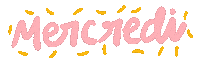 Mercredi Sticker by La Minute Freelance
