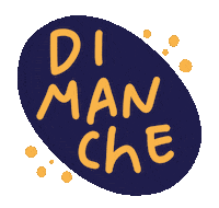 Dimanche Sticker by La Minute Freelance