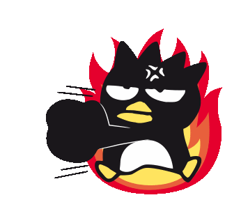 feeshfish giphyupload sanrio badtz maru Sticker