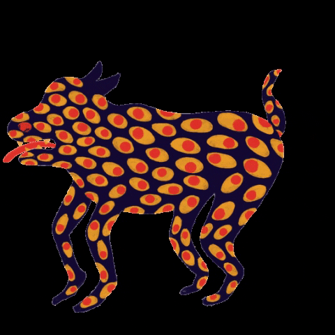 nolisoliph dog halloween horror animal GIF