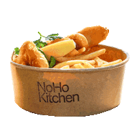Fish And Chips Food Sticker by schuetzinger