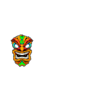 VoodooGraphx voodoo tiki swfl voodoographx Sticker