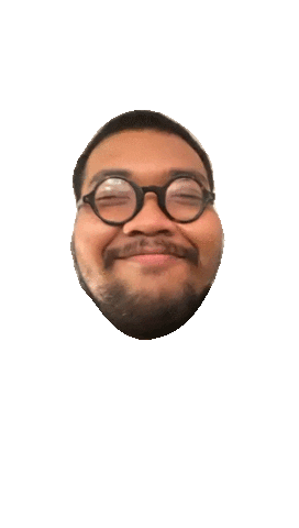 Suspicious Beard Sticker by cpluscandco