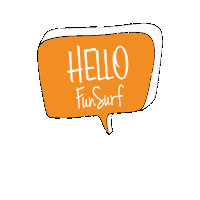 Fun Hello Sticker by FunSurf