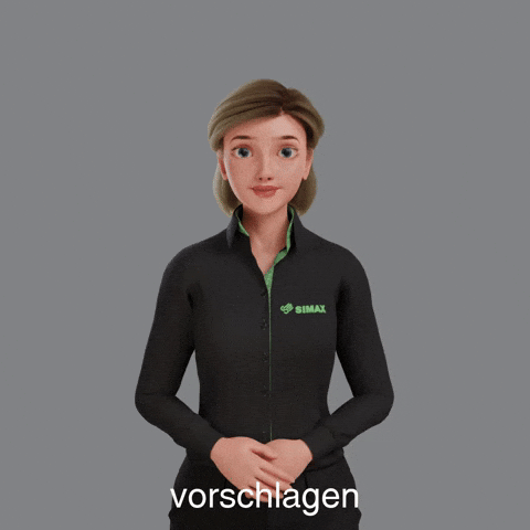 Avatar Gebärdensprache GIF by Sign Time - SiMAX