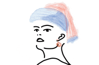 CZNL_94 girl moving dribble ear piercing GIF