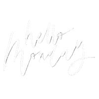 White Lines Happy Monday Sticker