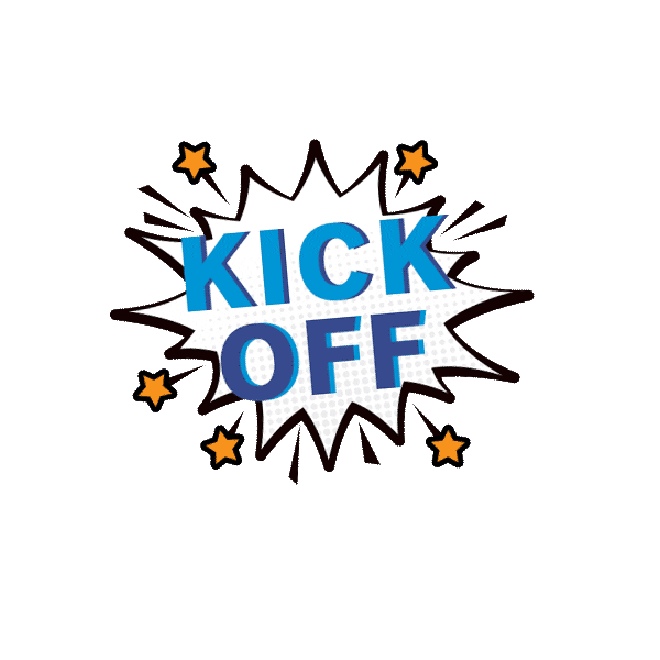 kick off Sticker by Explorica Educational Travel