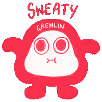 lemonramune nervous sweat sweating sweaty Sticker