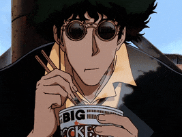 Cowboy Bebop Eating GIF