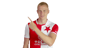 michal frydrych smile Sticker by SK Slavia Praha