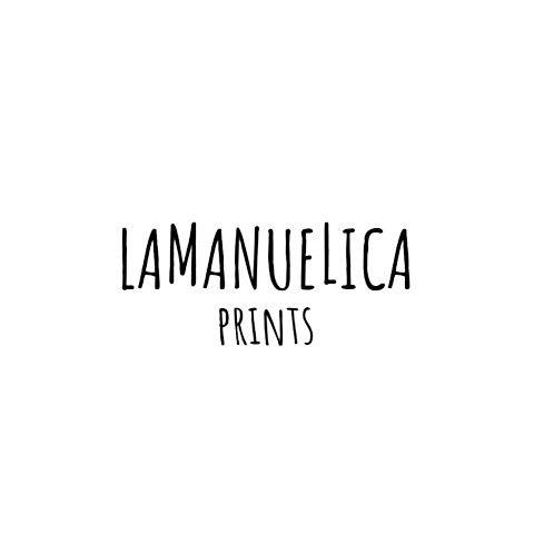 manuelicas giphyupload logo text lamanuelicaprints Sticker