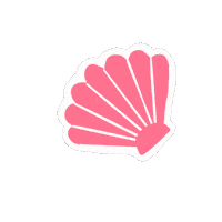 EJDesignsss summer pink beach aesthetic Sticker